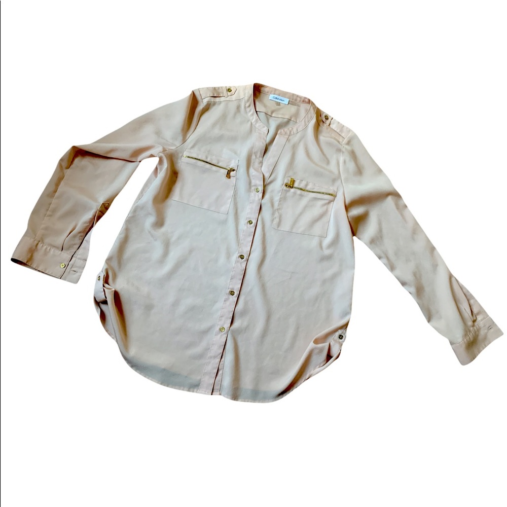 Calvin Klein Long Sleeve Button Down